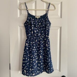Bird print sundress - XS